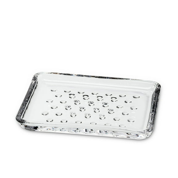 Abbott Collection 27-Pure Simple Rectangle Soap Dish, 5 inches L, Clear
