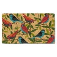 thumbnail image 1 of Abbott Collection 35-FWD-BI-1011 Colourful Birds Doormat, 18x30 inches L, Multi, 1 of 6