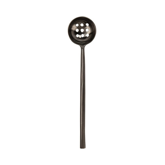 Abbott Collection 36-Onyx Finish Olive Spoon, Matte Black