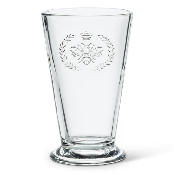 Abbott Collection 5 in. Bee in Crest Highball, Clear