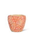 thumbnail image 1 of Abbott Collection 5” x 5” x 5” Strawberry Shape Red Cement Planter with Durable Features, 1 of 1
