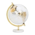 thumbnail image 1 of Abbott Collection 57-LATITUDE-18 Globe on Stand, White/Gold, 1 of 3