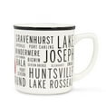 thumbnail image 1 of Abbott Collection AB-1327-MUSKOKA-MUG 4 in. Muskoka Names Mug, White & Black, 1 of 1