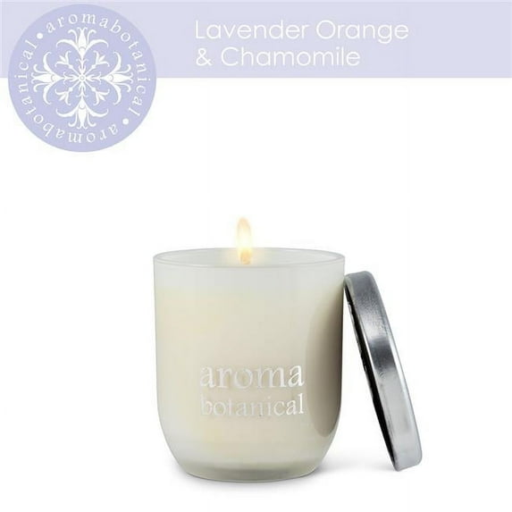 Abbott Collection AB-16-AB-005-LO 3 in. Lavender Orange & Chamomile Candle, White - Small