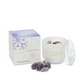 thumbnail image 1 of Abbott Collection AB-16-CR-011-AM 3.5 in. Wax & Glass Amethyst Candle, Clear - Large, 1 of 1