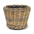 thumbnail image 1 of Abbott Collection AB-22-DRYPOT-0318 14 in. Plastic & Rattan Woven Planter, Natural - Large, 1 of 1