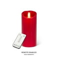 thumbnail image 1 of Abbott Collection AB-24-3503 6.5 in. Wax & Plastic Reallite Candle, Red - Large, 1 of 1