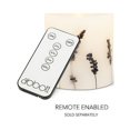 thumbnail image 1 of Abbott Collection AB-24-4625 4.5 in. Reallite Lavender Candle, Ivory & Purple - Small, 1 of 1