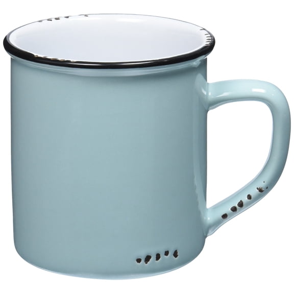 Abbott Collection AB-27-ENAMEL-MUG-GRN 4 in. Enamel Look Mug, Mint Green