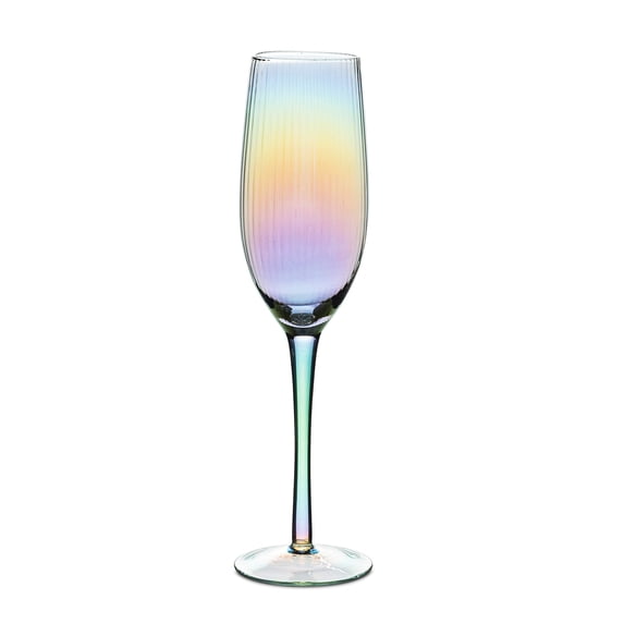 Abbott Collection 27-IRIS Small Optic Flute, 10 inches H, Lustre