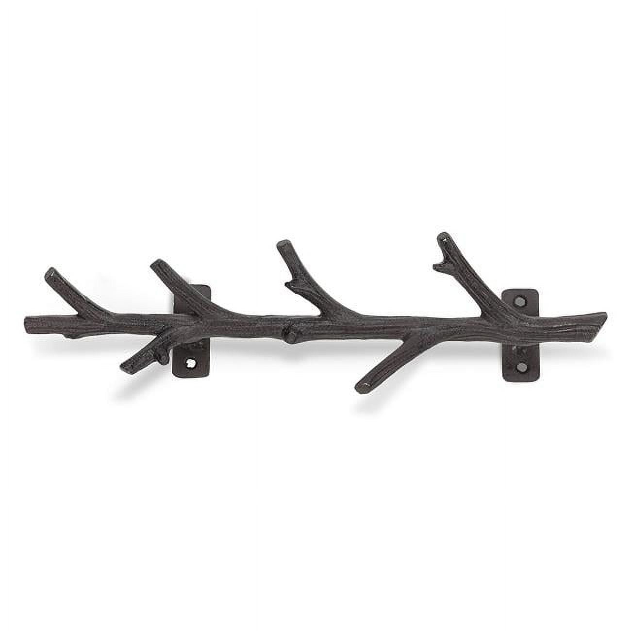 Abbott Collection AB 27 IRONAGE 487 12 in. Vertical Branch Wall Hook Dark Brown Walmart