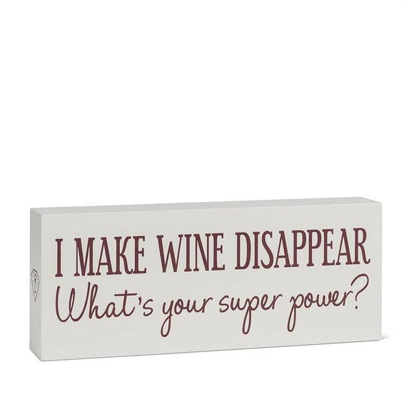 Abbott Collection AB-27-JUSTSAYIN-240 10 in. My Superpower Block, Taupe