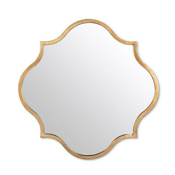 Abbott Collection AB-27-SCENE-005 20 in. Ornate Edge Mirror, Gold - Medium