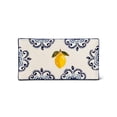 thumbnail image 1 of Abbott Collection Home 67-SORRENTO-529 Lemon Print Small Rectangle Platter, White/Yellow, 1 of 1