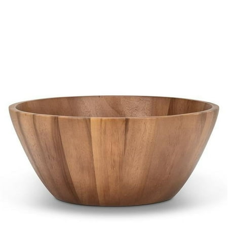Abbott Collection AB-75-WOODWORK-23 15.75 in. Acacia Wood Deep Bowl, Extra Large