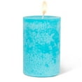 thumbnail image 1 of Abbott Collection AB-82-TREND-9060-50 3.5 in. Wax Pillar Candle, Turquoise - Small, 1 of 1