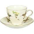 thumbnail image 1 of Abbott Collection Ambrosia Hummingbird Cup & Saucer White, 2.5", 1 of 2
