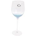thumbnail image 1 of Abbott Collection Blue/Clear Fish Cut Goblet, 1 of 4