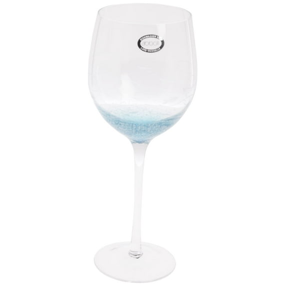 Abbott Collection Blue/Clear Fish Cut Goblet