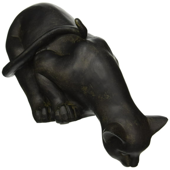 Abbott Collection Cat Peering Over Edge Figurine