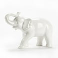 thumbnail image 1 of Abbott Collection Ceramic Elephant Figurine, White (Large), 1 of 2