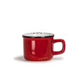 thumbnail image 1 of Abbott Collection Enamel Look Stoneware Espresso Cup, Red, 1 of 2