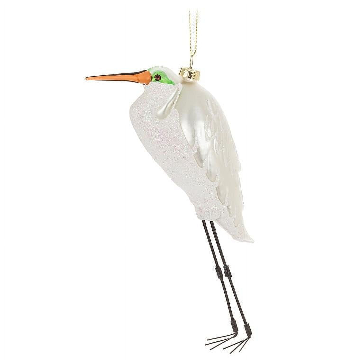Abbott Collection Egret Ornament