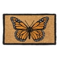 thumbnail image 1 of Abbott Collection Home 35-FWD-GA-893 Single Monarch Doormat, Natural/Orange, 1 of 6