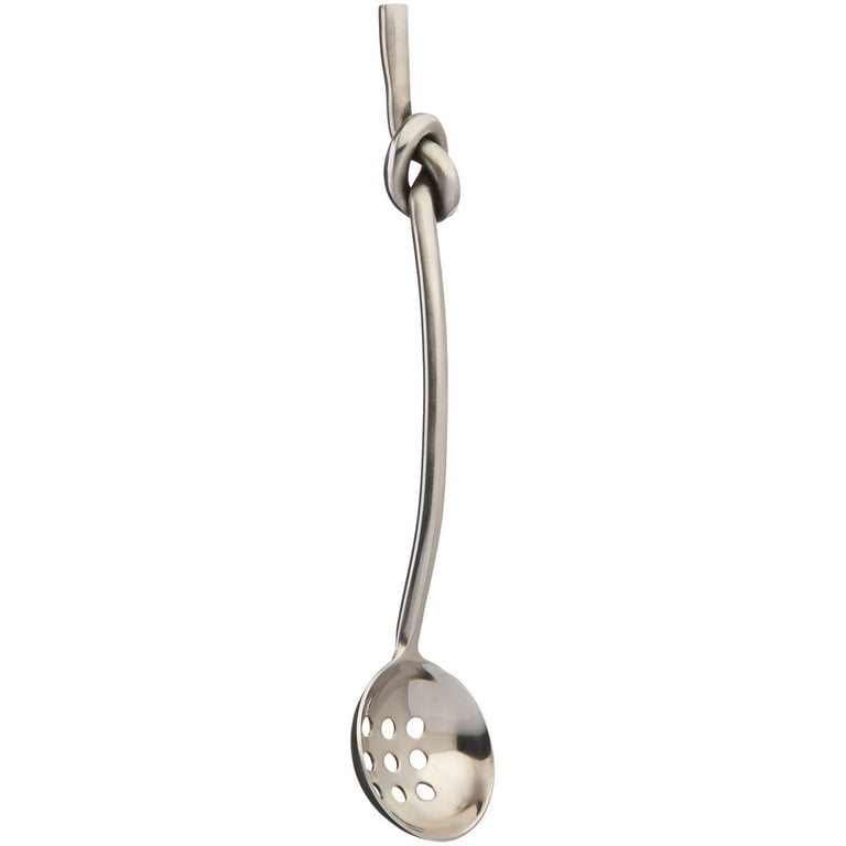 Abbott Collection Silver Cake Server – 12 Inch Stainless Steel With Knot Handle, Elegant Serving Utensil
