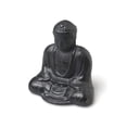 thumbnail image 1 of Abbott Collection Sitting Buddha, Black, Small, 1 of 2