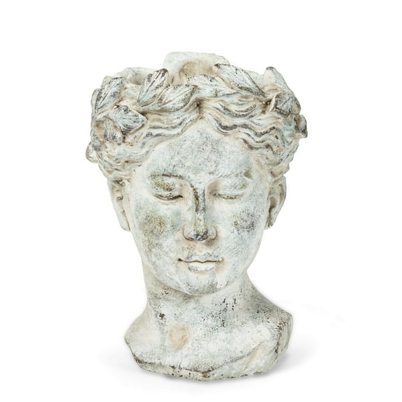 Abbott Collection Small Women Head Planter 8.5" Height