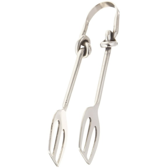 Abbott Collection Stainless Steel Knot Handle Ice Tongs Y101