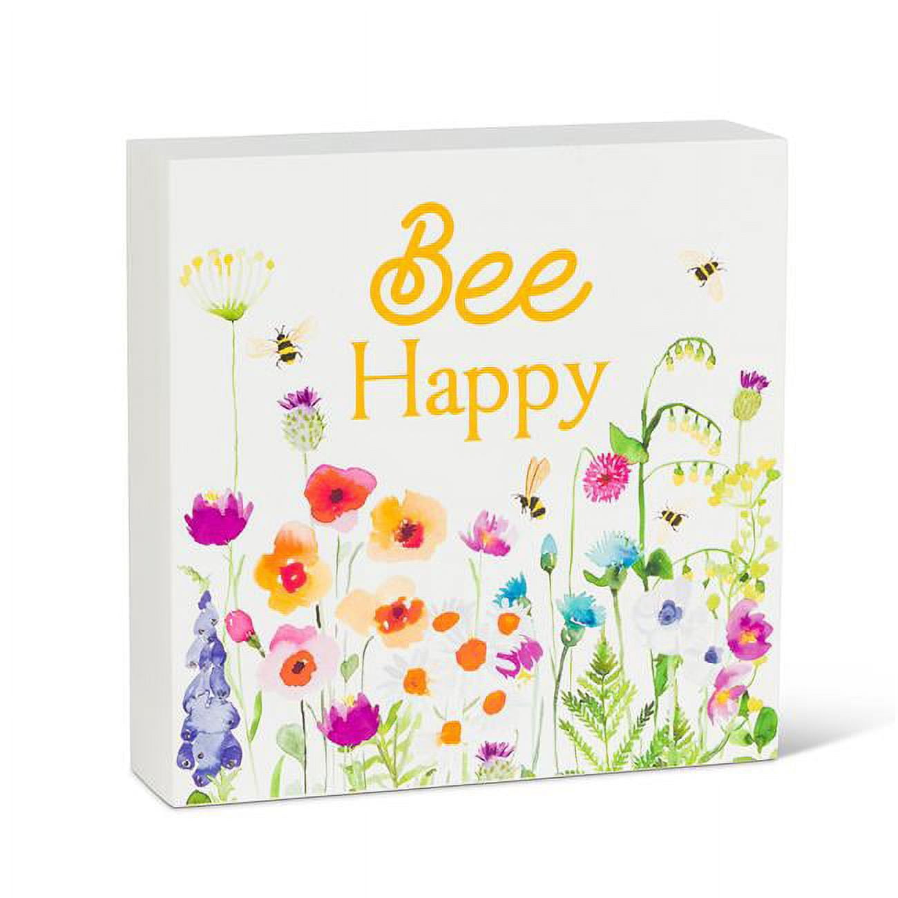 Bee Block Sign Bee Garden Block - Walmart.com