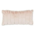thumbnail image 1 of Abbott Collections AB-27-BLUSH-03 10 x 22 in. Luxury Faux Fur Pillow, Pink, 1 of 1