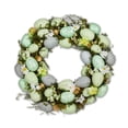 thumbnail image 1 of Abbott Collection 27-CADBURY-201 Egg Wreath, Lilac/Green, 1 of 1