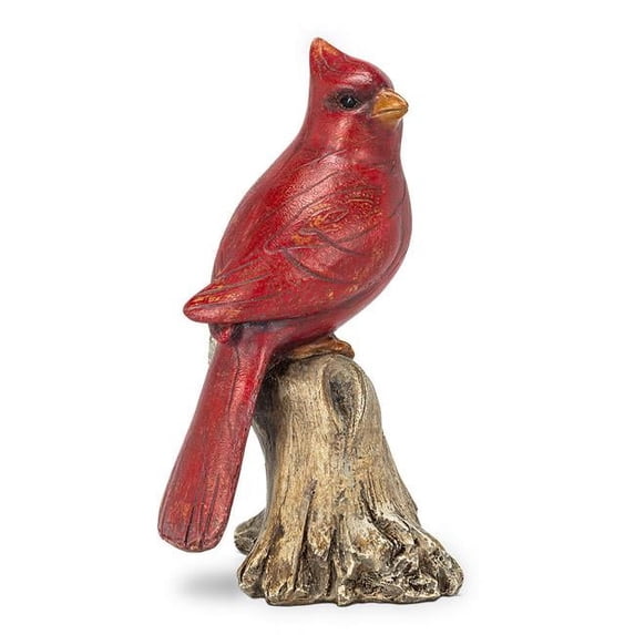 Abbott Collections AB-27-CARVE-CARD 7.5 in. Carved Look Cardinal, Red
