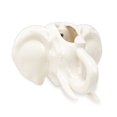 thumbnail image 1 of Abbott Collection 27-DOOLITTLE-888 Elephant Head Wall Planter-6.5" W, White, 1 of 1