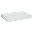 thumbnail image 1 of Abbott Collections AB-27-GLOSS-RECT-05 14 x 19 in. Glossy Rectangle Tray, White, 1 of 1