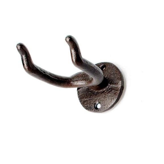 Abbott Collections AB-27-IRONAGE-47 4.5 in. All Purpose U- Hook, Black