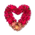 thumbnail image 1 of Abbott Collection 27-OMBRE-006 Ombre Heart Wreath, Pink, 1 of 1