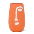 thumbnail image 1 of Abbott Collection 27-Picasso-XLG Extra Large Half Face Planter/Vase, Orange, 1 of 1