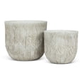 thumbnail image 1 of Abbott Collection 27-TERRAIN-837-SM Sm Light Leaf Planter-Wht-5" D, 5 inches D, White, 1 of 1