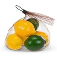 thumbnail image 1 of Abbott Collections AB-27-ZEST-793 7 in. Lifelike Lemons & Limes Artificial Fruit, Yellow & Green - Set of 6, 1 of 1