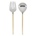 thumbnail image 1 of Abbott Collections AB-36-GEAR-SALAD Salad Servers with Rib Handle, 1 of 1