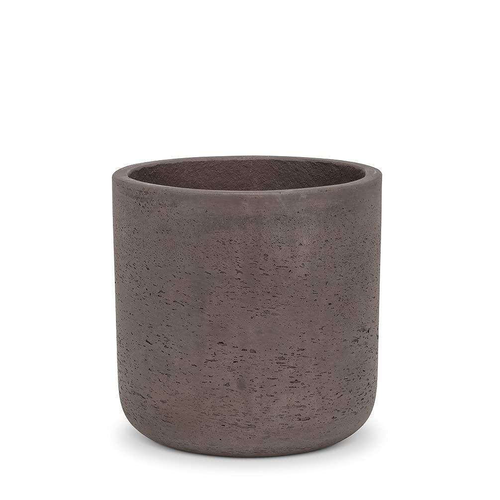 Abbott Collection Cement Classic Übertopf In Grau – 17,8 Cm, Wasserdicht Für Innen & Außen (nicht Frostsicher)