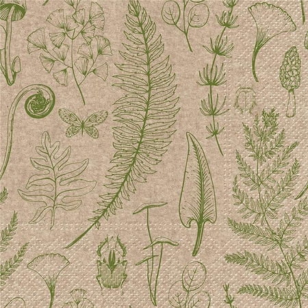 Abbott Collections AB-88-L-031300 We Care Forest Nature Napkins - Set of 20