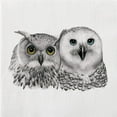 thumbnail image 1 of Abbott Collections AB-89-LPN-CN-08 6.5 in. 2 Owls Napkins, White & Grey - Set of 20, 1 of 1