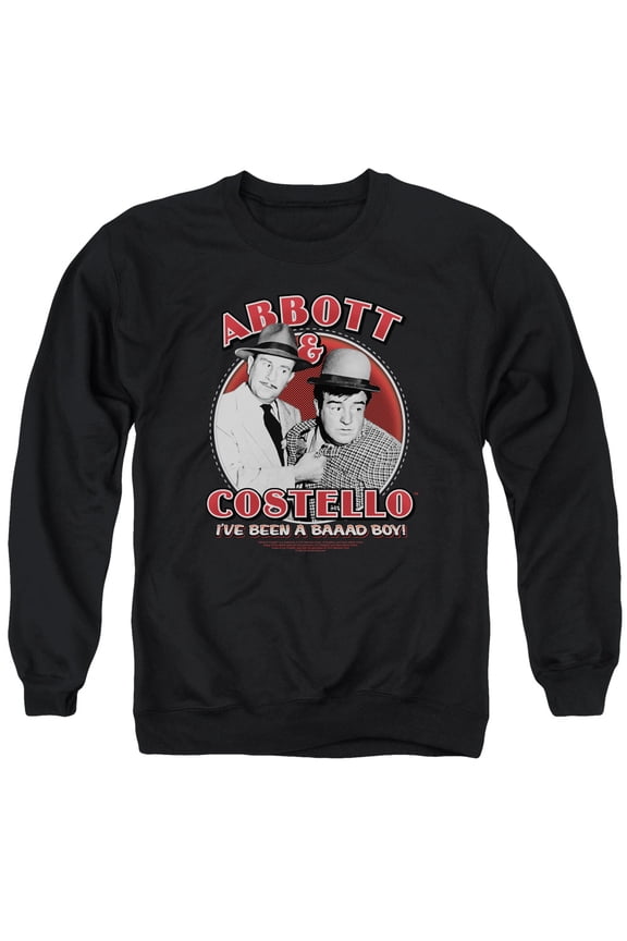 Abbott & Costello - Bad Boy - Crewneck Sweatshirt - Small