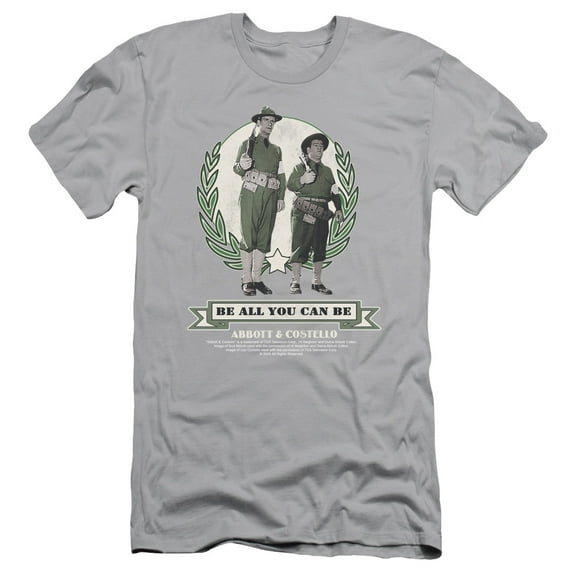 Abbott & Costello - Be All You Can Be - Slim Fit Short Sleeve Shirt - Large