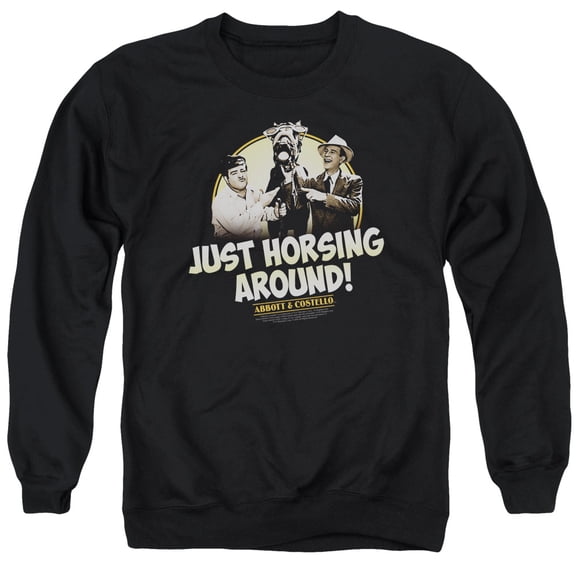 Abbott & Costello - Horsing Around - Crewneck Sweatshirt - Small